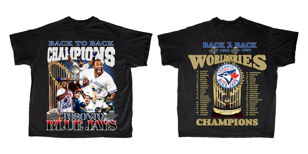
                  
                    Load image into Gallery viewer, B2B CHAMPS BLUE JAYS  (DOUBLE-SIDED)
                  
                